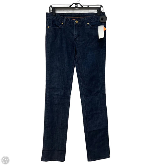 Jeans Designer By Tory Burch In Blue Denim, Size: 4