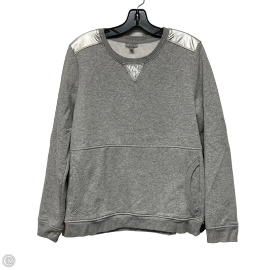 Sweatshirt Crewneck By Talbots In Grey, Size: L