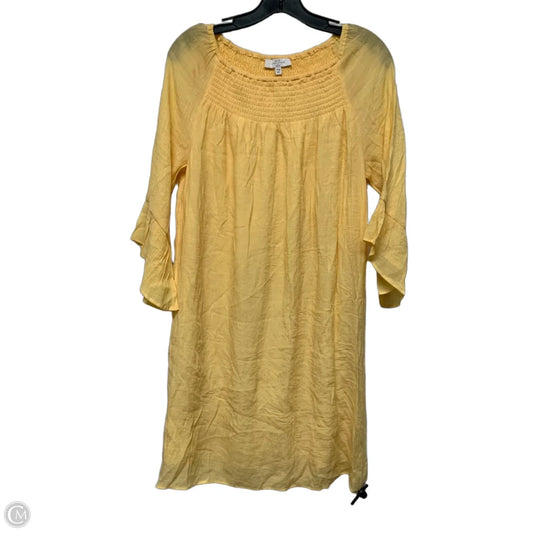 Dress Casual Short By New Directions In Yellow, Size: Mp