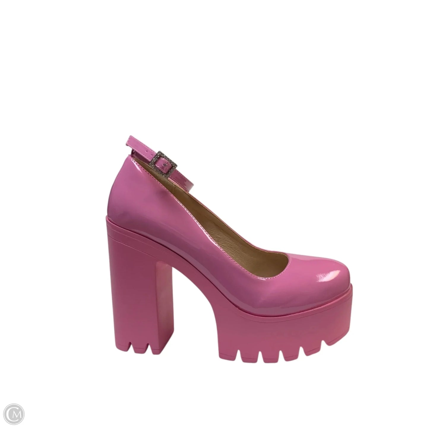 Shoes Heels Block By McKoine In Pink, Size: 9.5