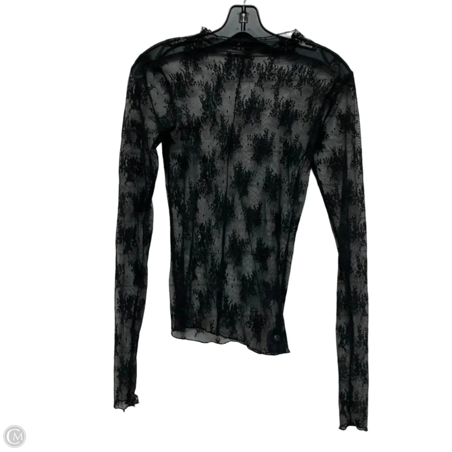 Top Long Sleeve By Free People In Black, Size: S