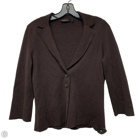 Sweater Cardigan By Limited In Brown, Size: L