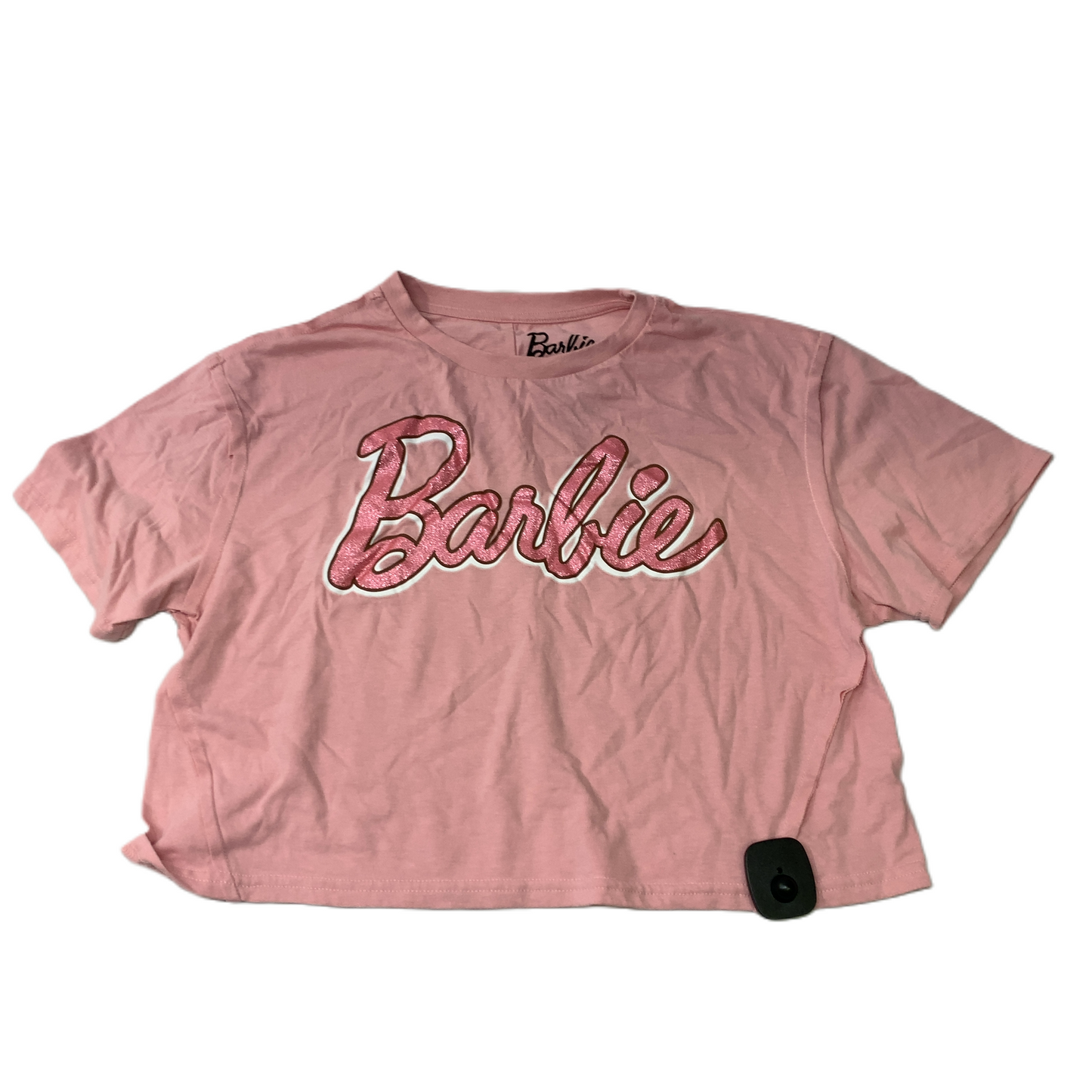 Pink  Top Short Sleeve By Barbie  Size: M