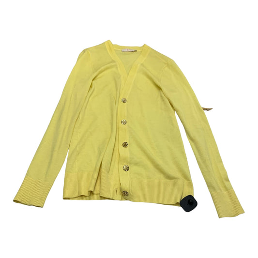 Cardigan Designer By Tory Burch In Yellow, Size: M