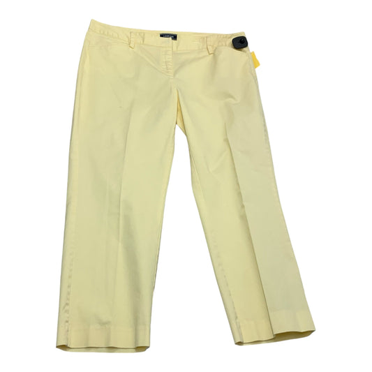 Pants Other By Lands End In Yellow, Size: 16