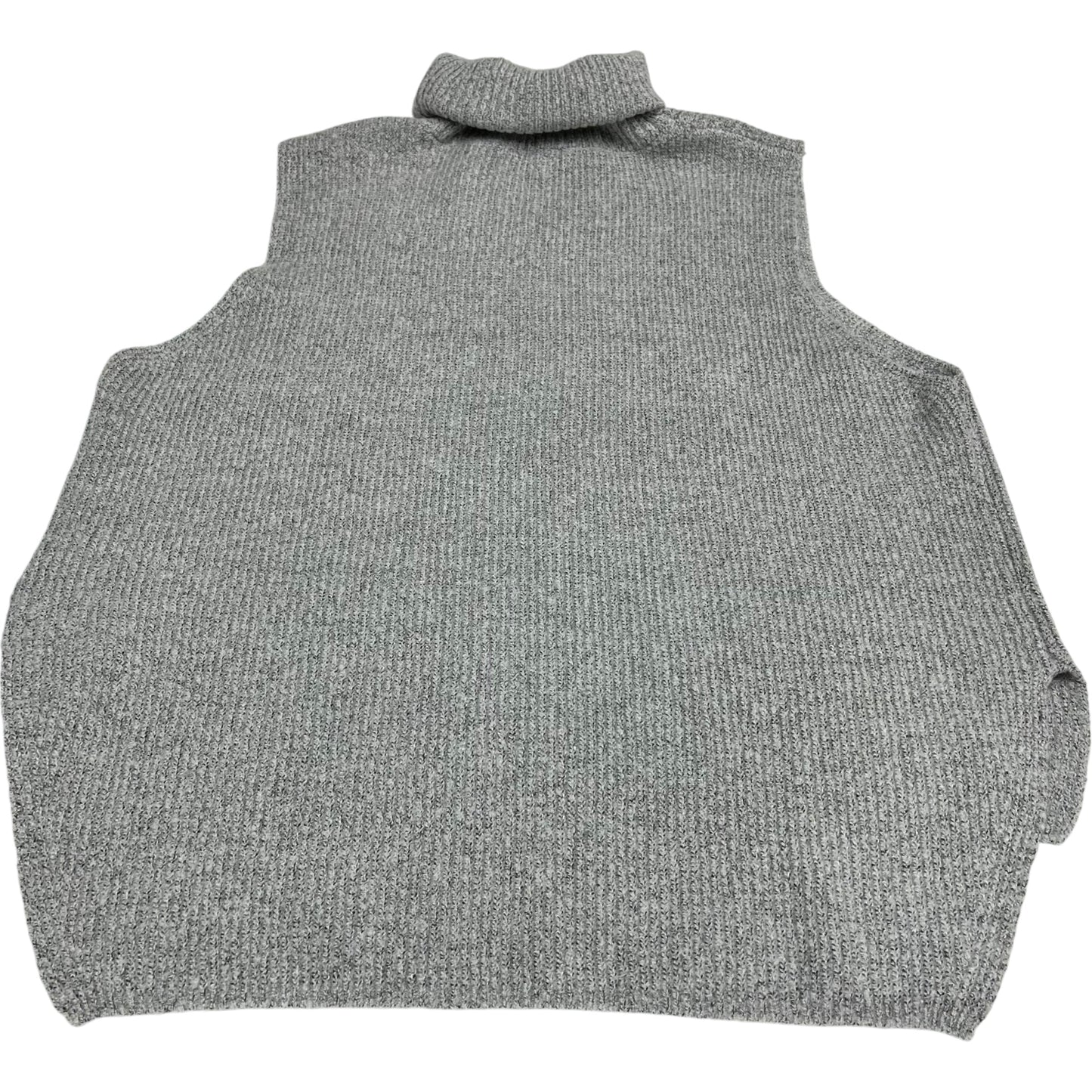 Vest Sweater By Double Zero In Grey, Size: L