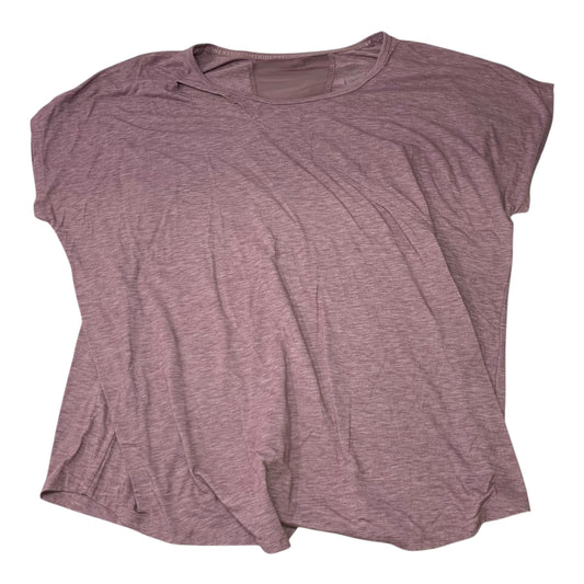 Athletic Top Short Sleeve By Nine West In Purple, Size: 2x