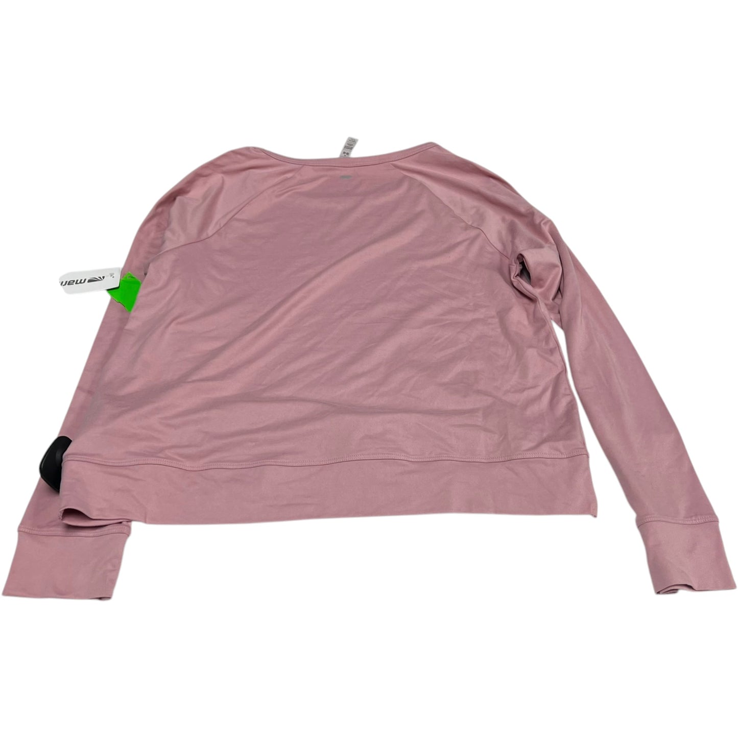 Athletic Top Long Sleeve Crewneck By Marika In Pink, Size: M