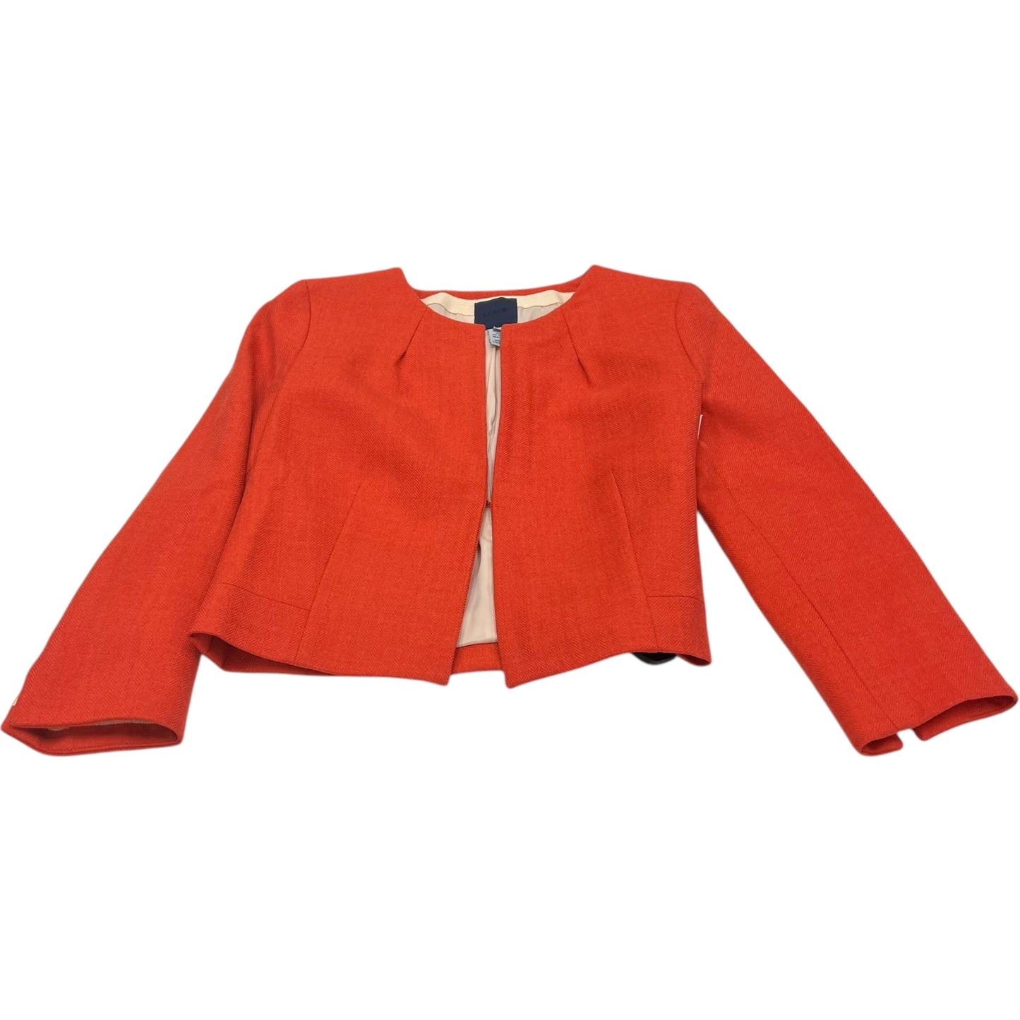 Blazer By J. Crew In Orange, Size: Xs