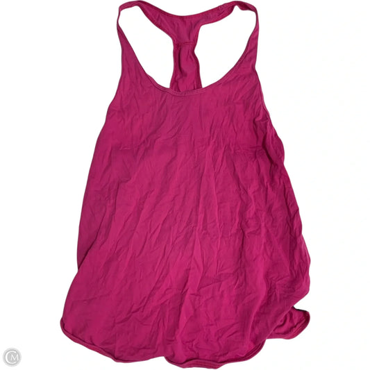 Athletic Tank Top By Lululemon In Pink, Size: S