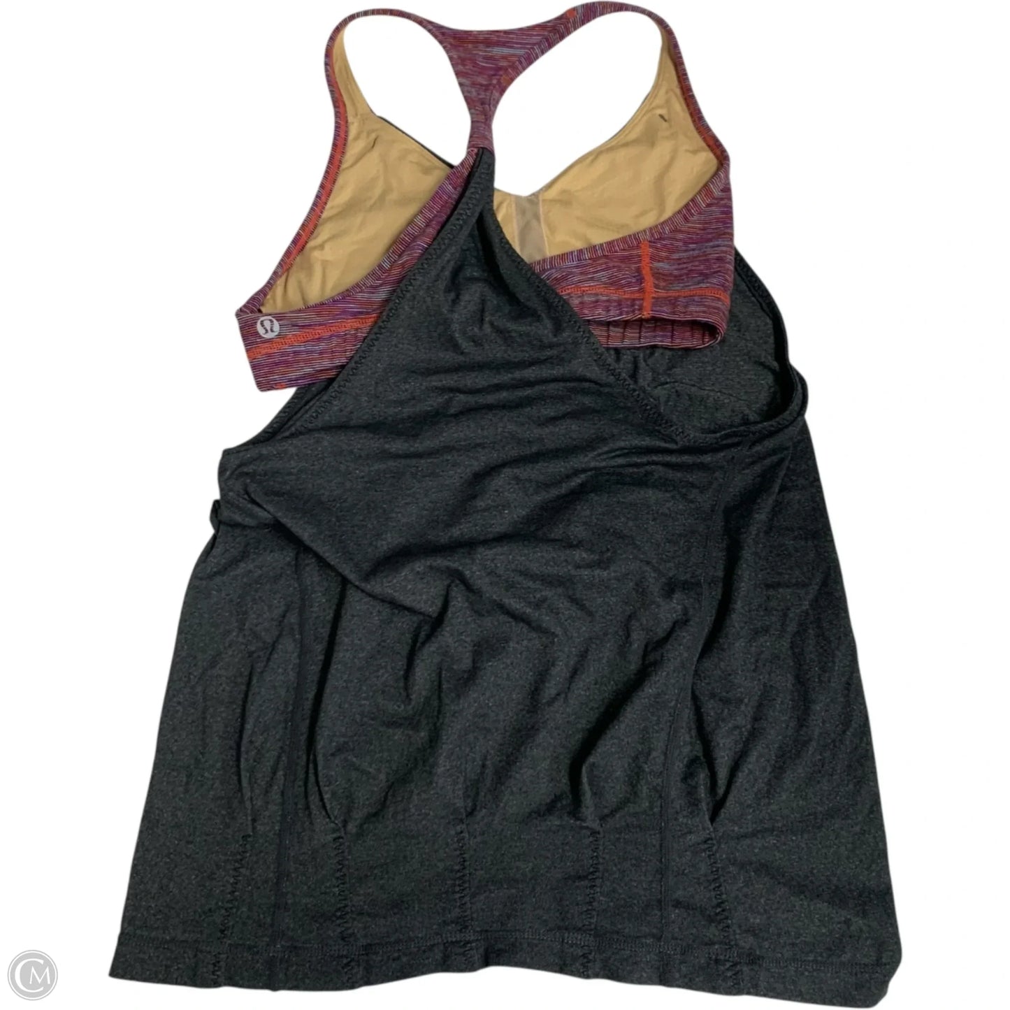 Athletic Tank Top By Lululemon In Grey, Size: S