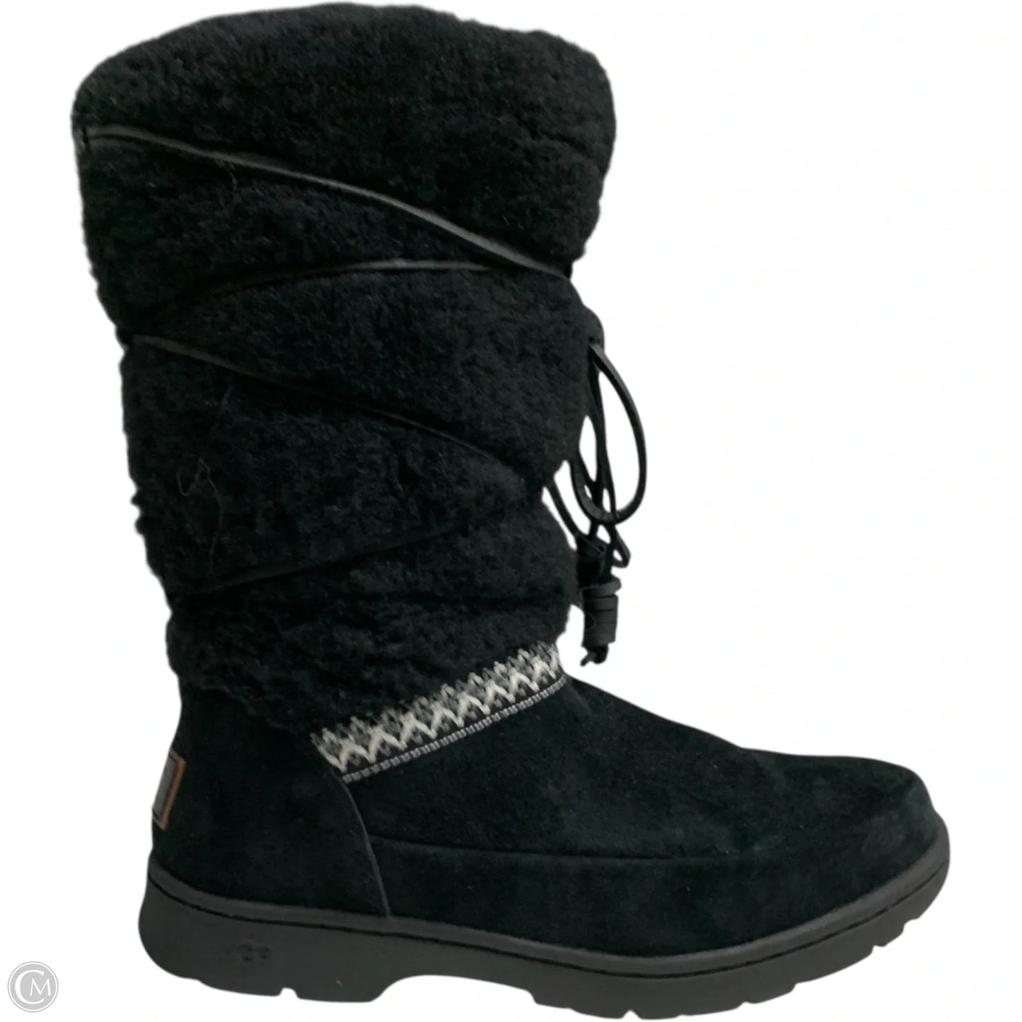 Boots Designer By Ugg In Black, Size: 5