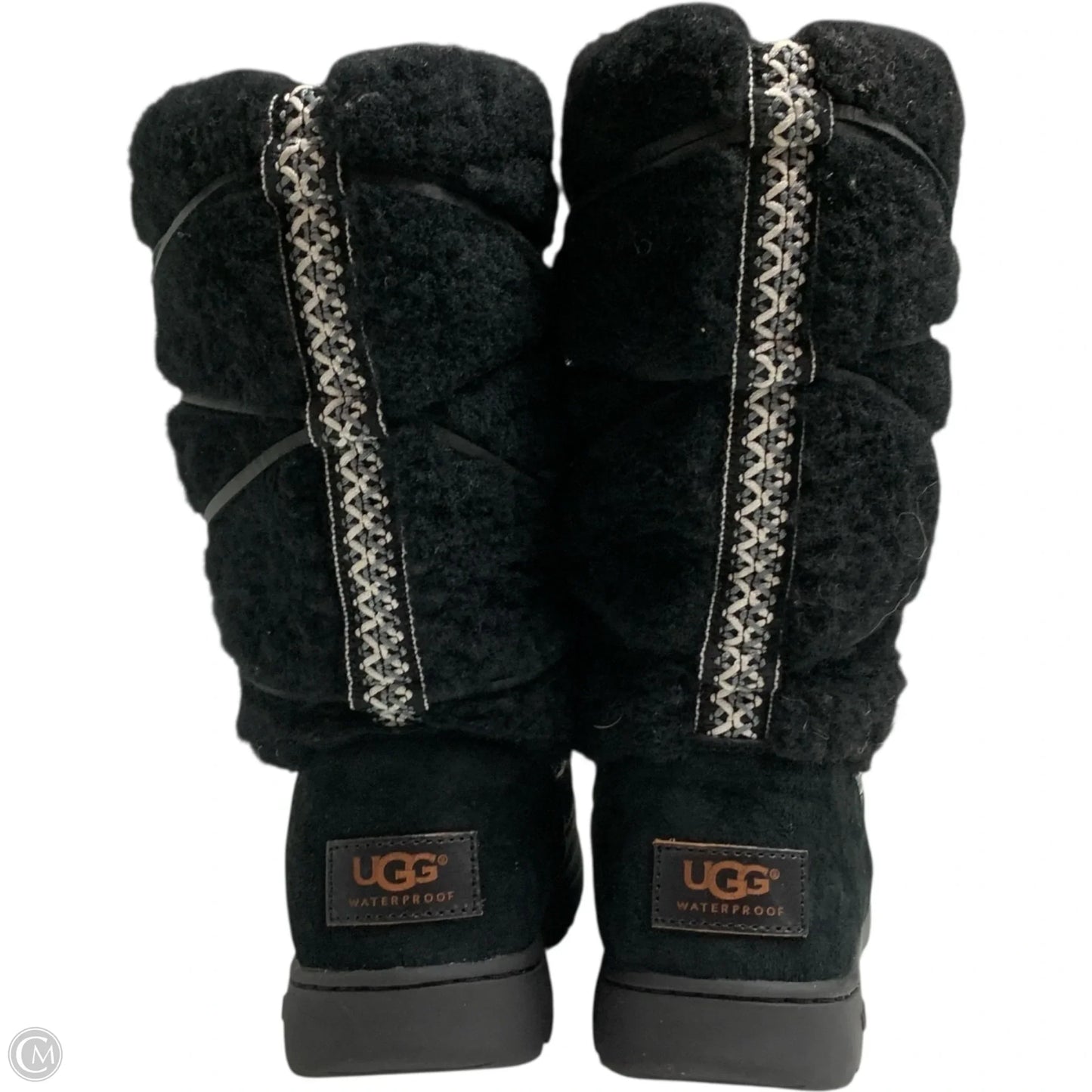 Boots Designer By Ugg In Black, Size: 5