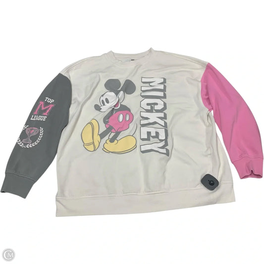 Sweatshirt Crewneck By Divided In White, Size: M