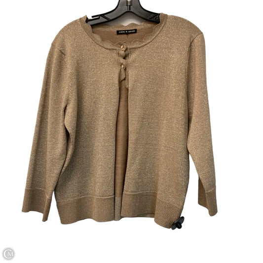 Cardigan By Cable And Gauge In Gold, Size: S