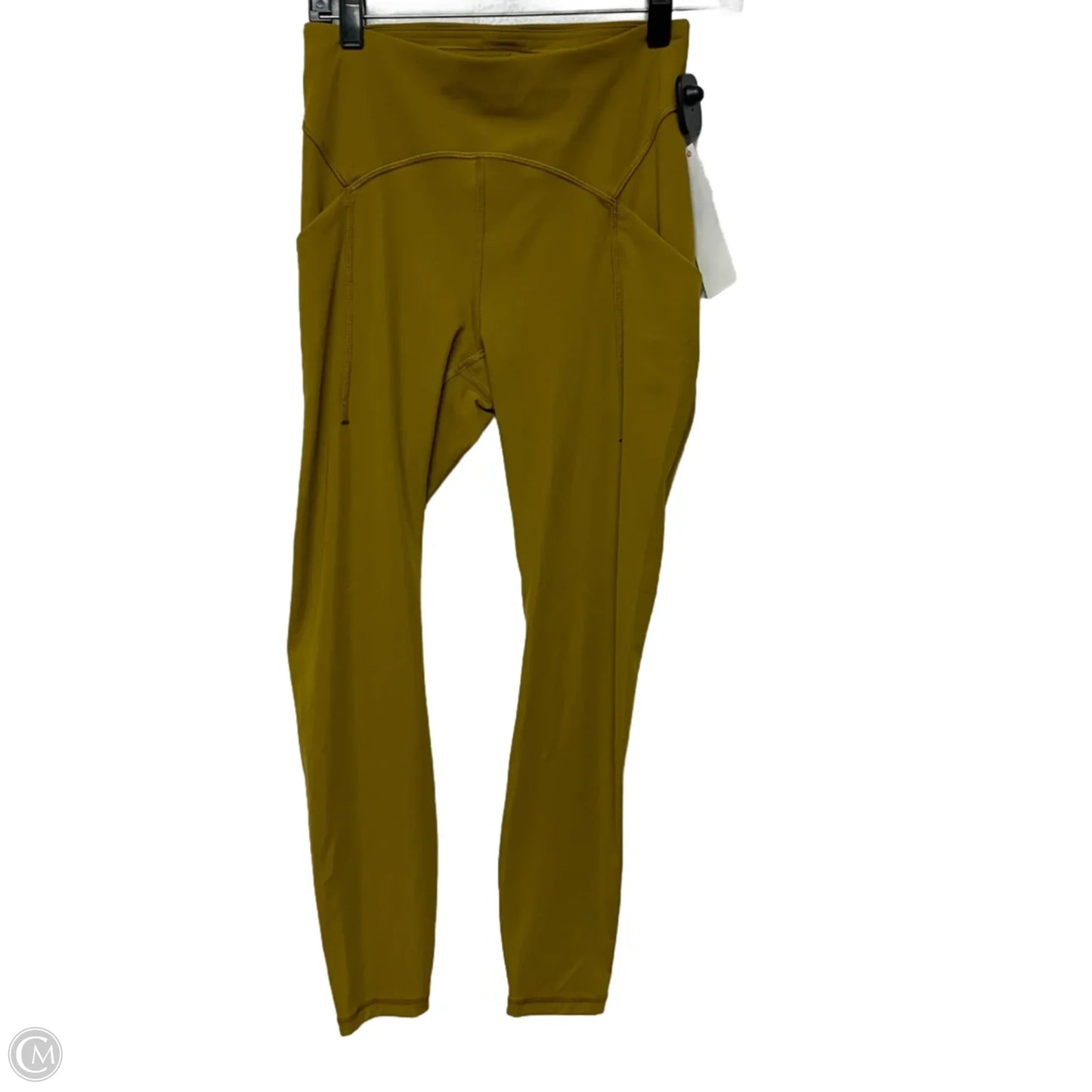 Athletic Leggings By Lululemon In Yellow, Size: S