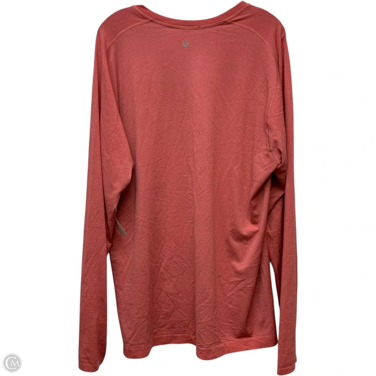 Athletic Top Long Sleeve Crewneck By Lululemon In Pink, Size: Xxl