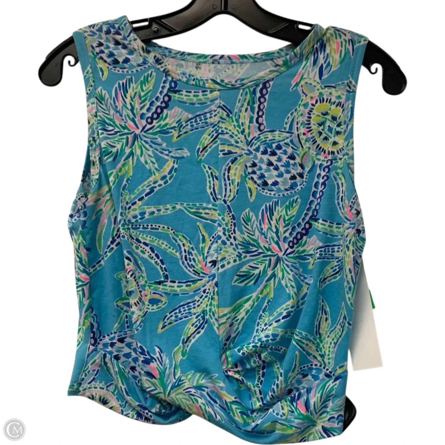 Top Sleeveless Designer By Lilly Pulitzer In Blue, Size: S