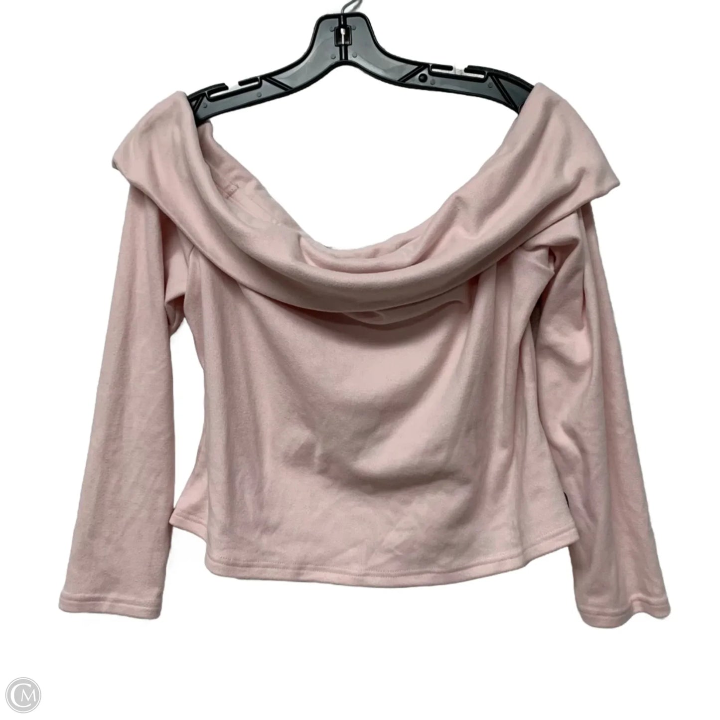 Top Long Sleeve By Shein In Pink, Size: 2x
