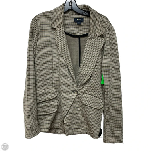 Blazer By Maeve In Plaid Pattern, Size: L