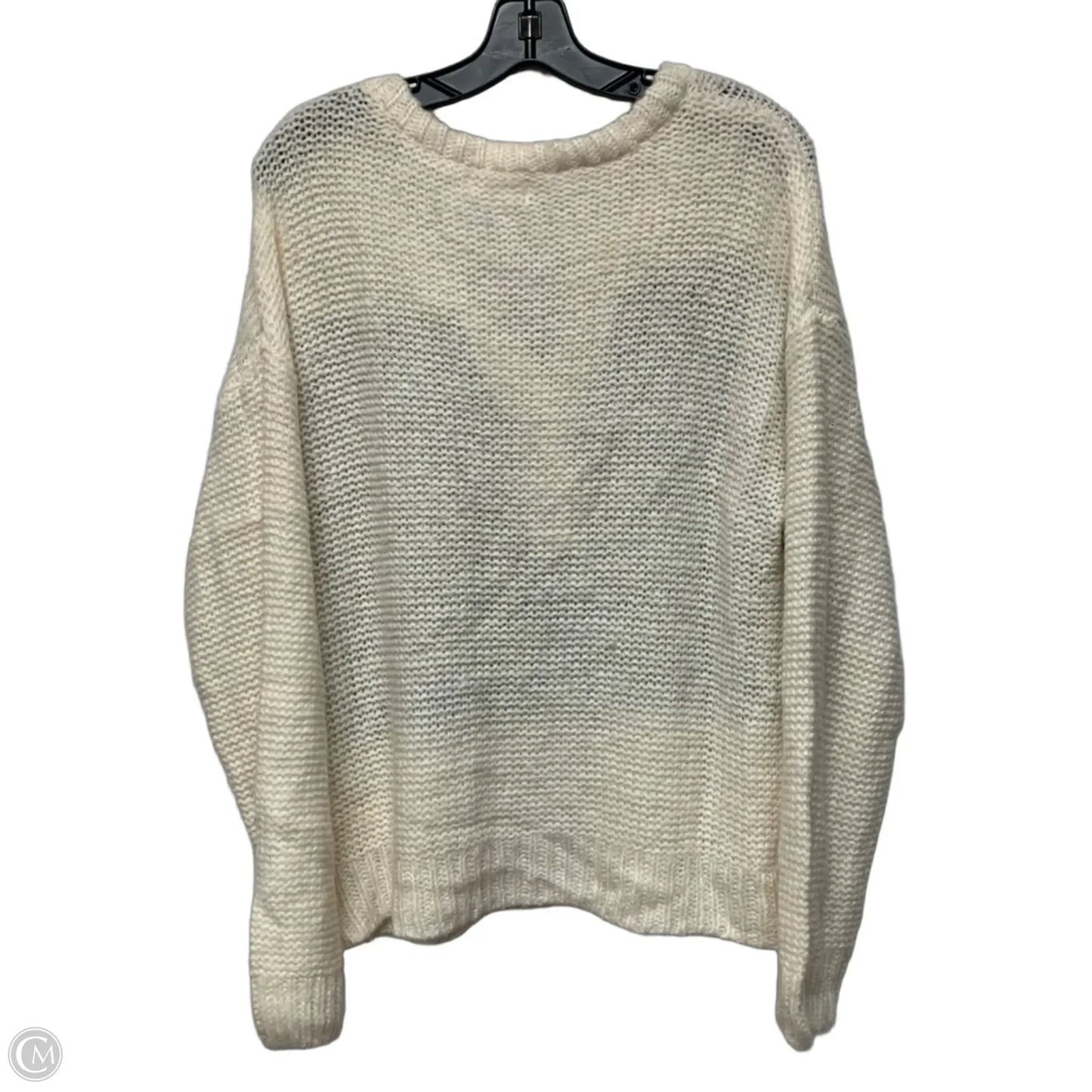 Sweater By Blu Pepper In Cream, Size: L