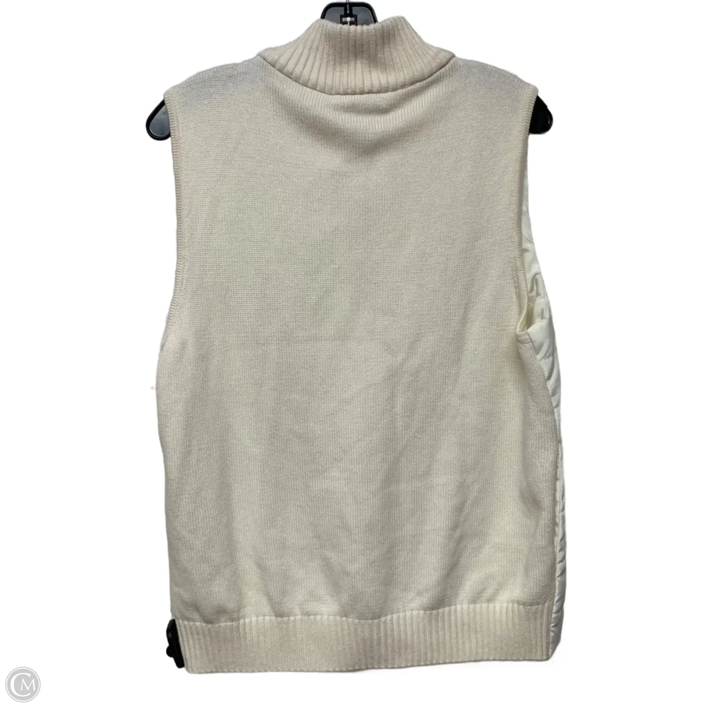 Vest Puffer & Quilted By Michael By Michael Kors In Cream, Size: L