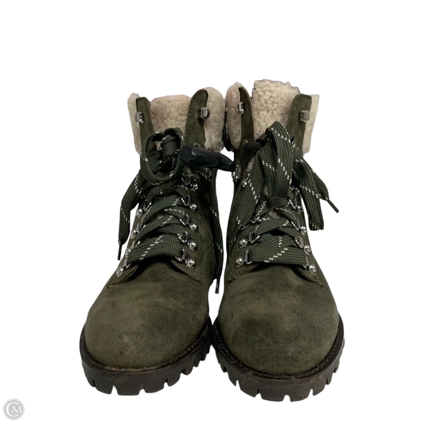 Boots Designer By Rebecca Minkoff In Green, Size: 8.5