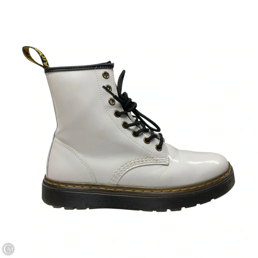 Boots Combat By Dr Martens In White, Size: 7