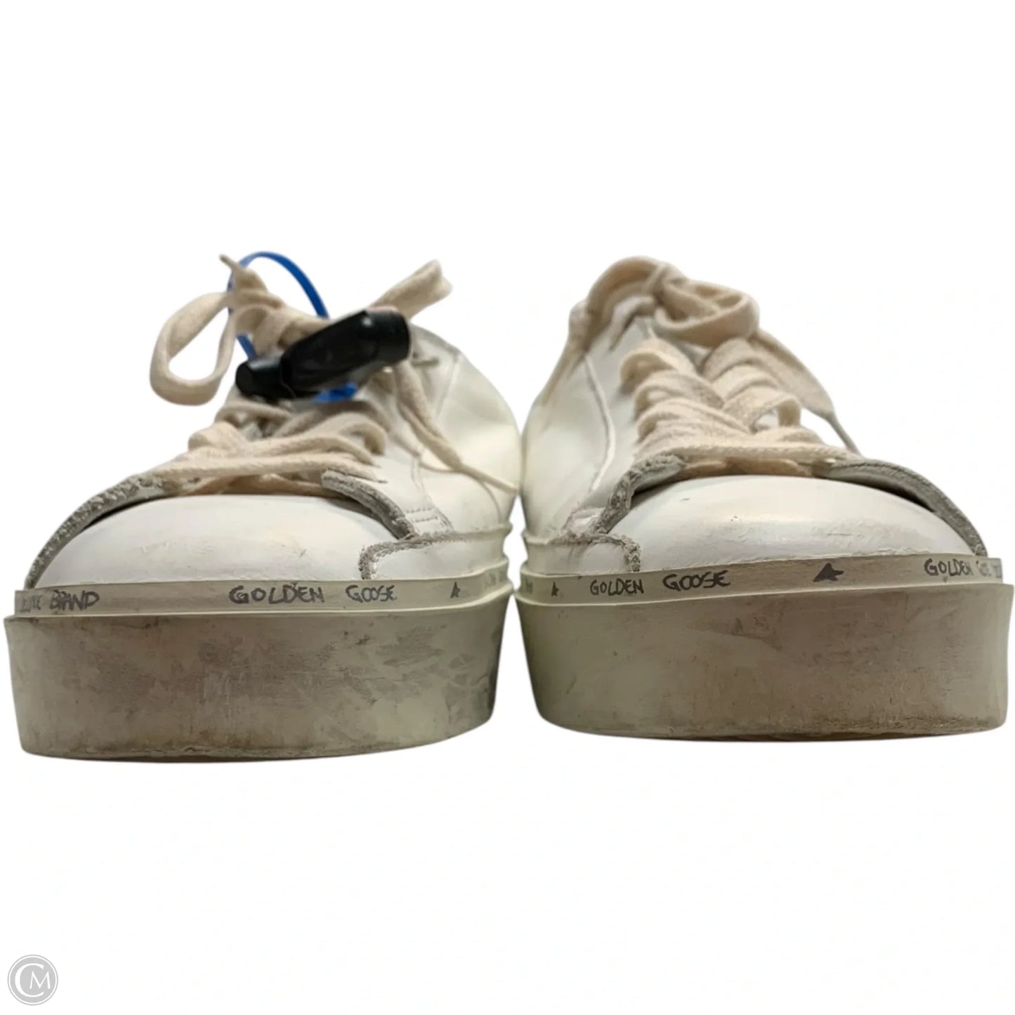 Shoes Luxury Designer By Golden Goose In White, Size: 11