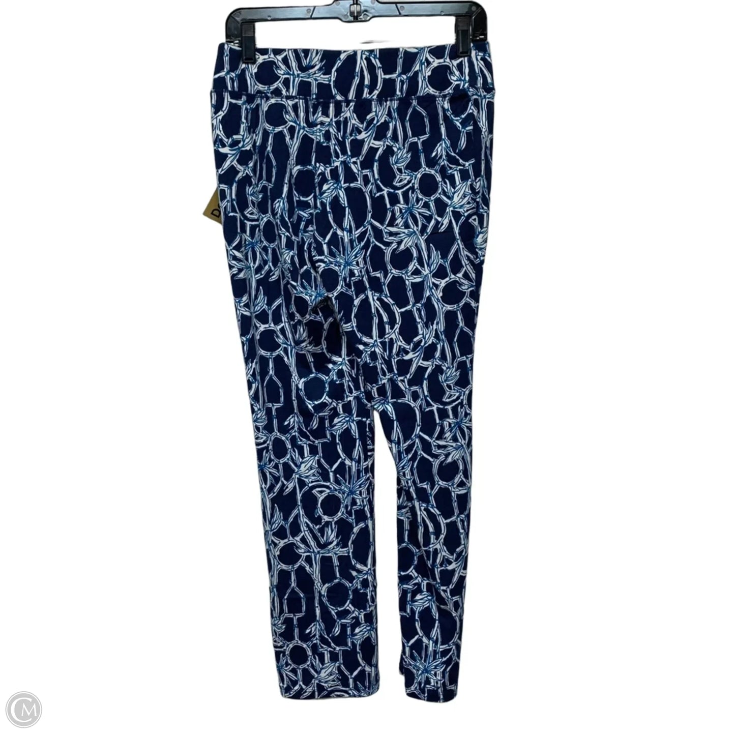 Pants Designer By Lilly Pulitzer In Blue & White, Size: M