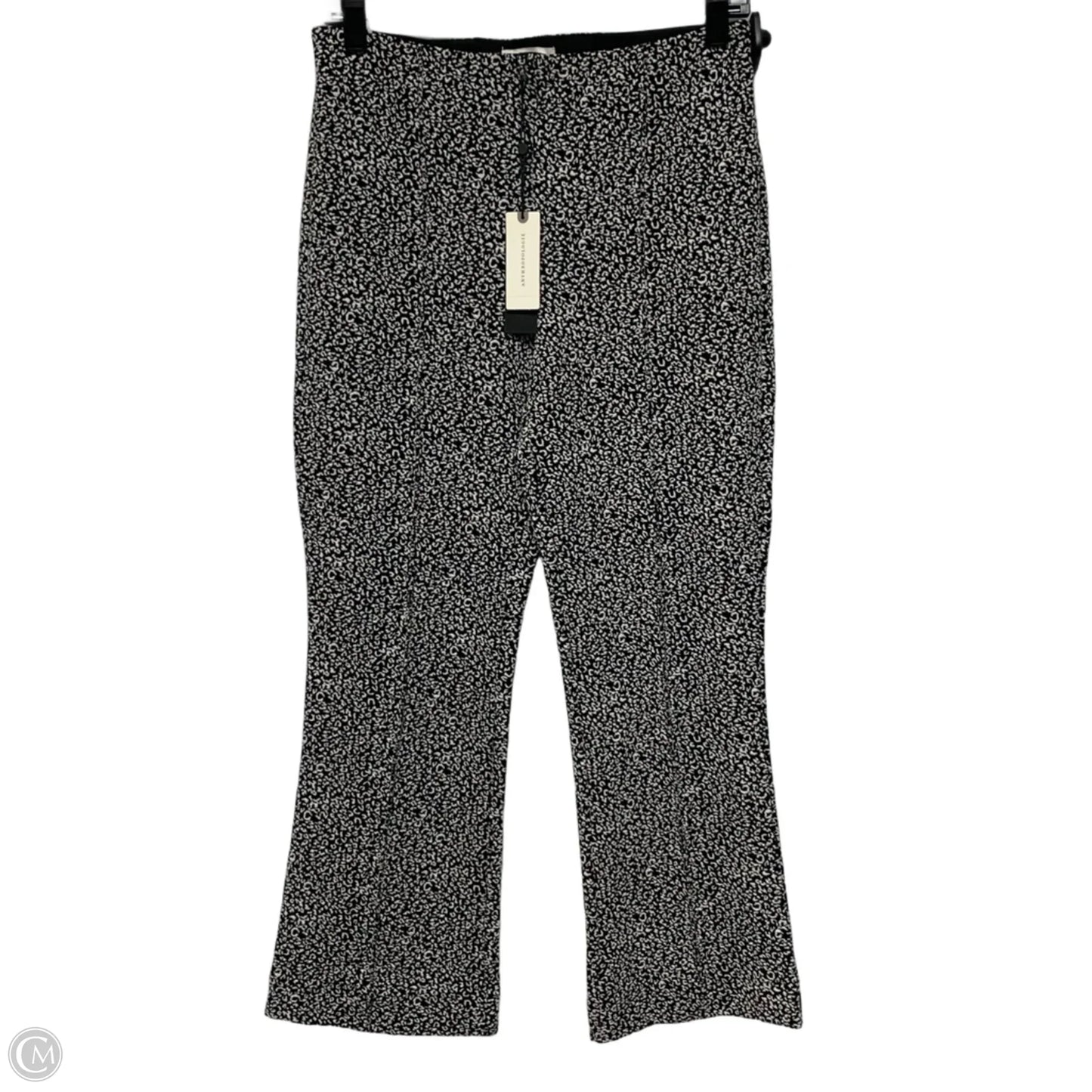 Pants Cropped By Anthropologie In Black & White, Size: S