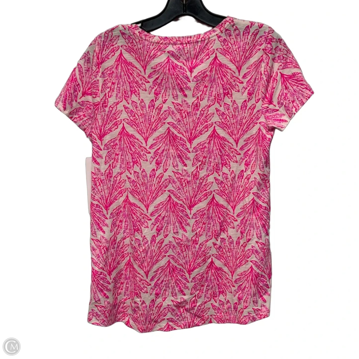 Top Short Sleeve Designer By Lilly Pulitzer In Pink, Size: Xs
