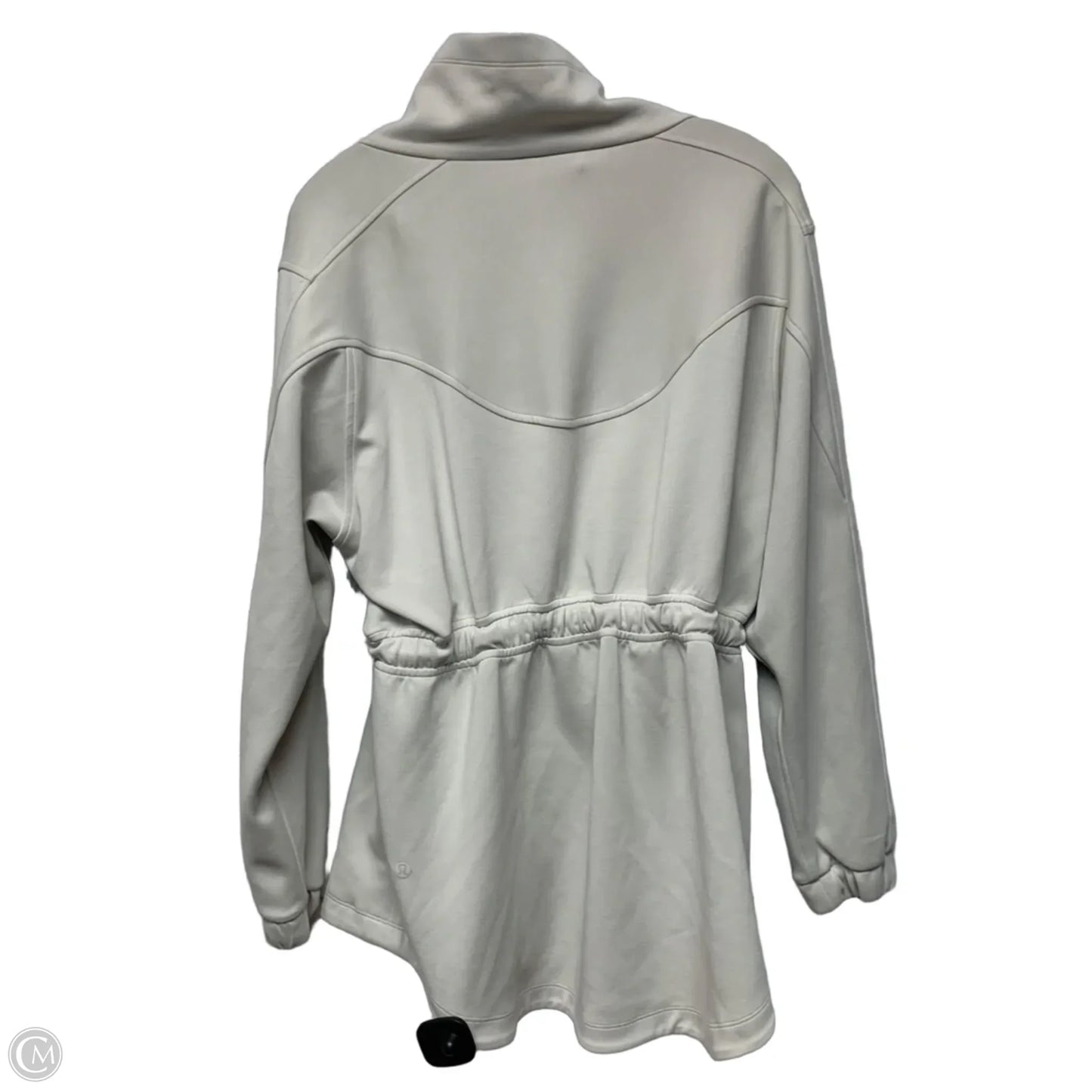 Athletic Jacket By Lululemon In Beige, Size: M