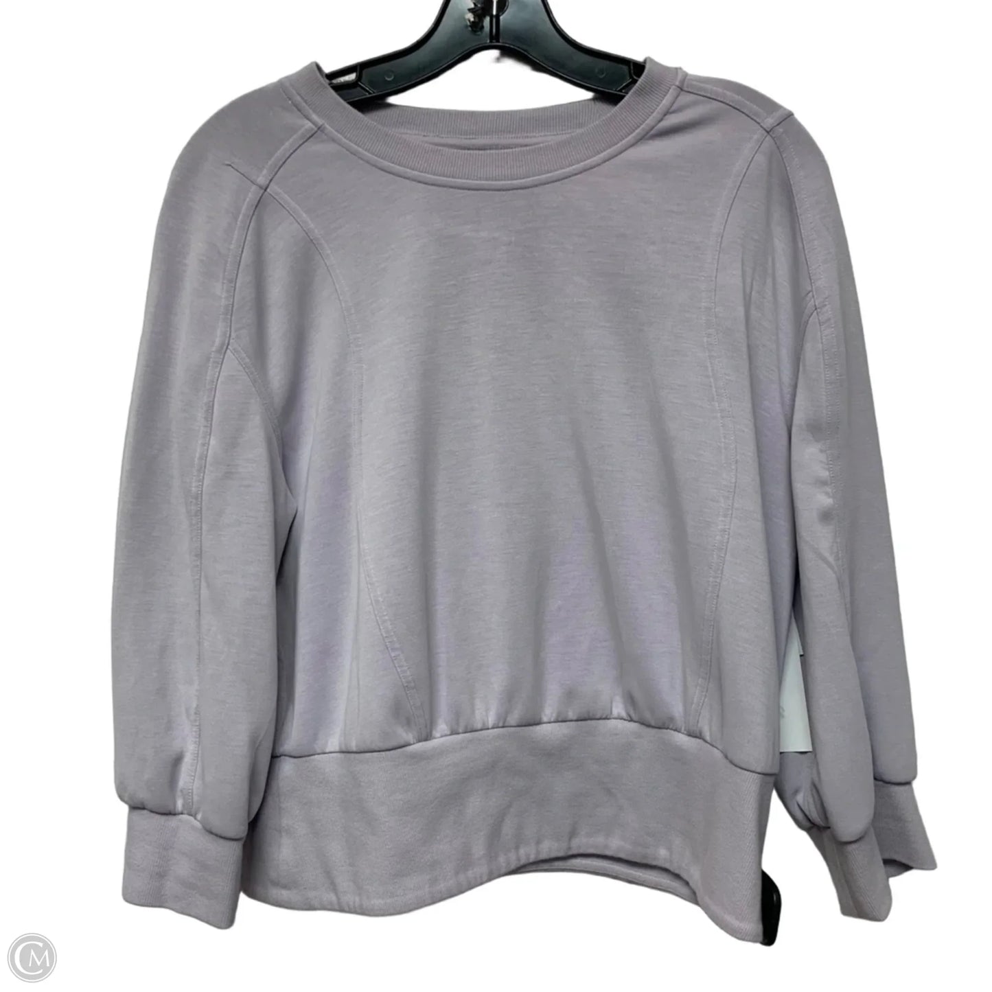 Athletic Sweatshirt Crewneck By Lululemon In Purple, Size: M