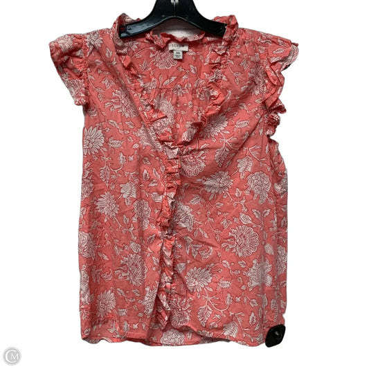 Top Short Sleeve By J. Crew In Pink, Size: Xs