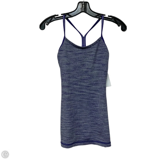 Athletic Tank Top By Lululemon In Purple, Size: Xs