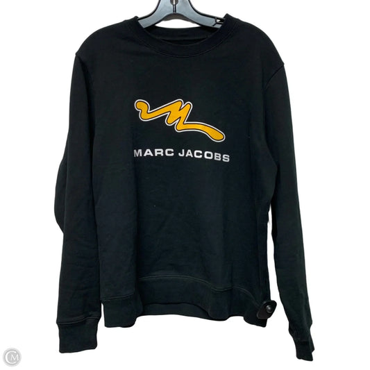 Sweatshirt Luxury Designer By Marc Jacobs In Black, Size: L