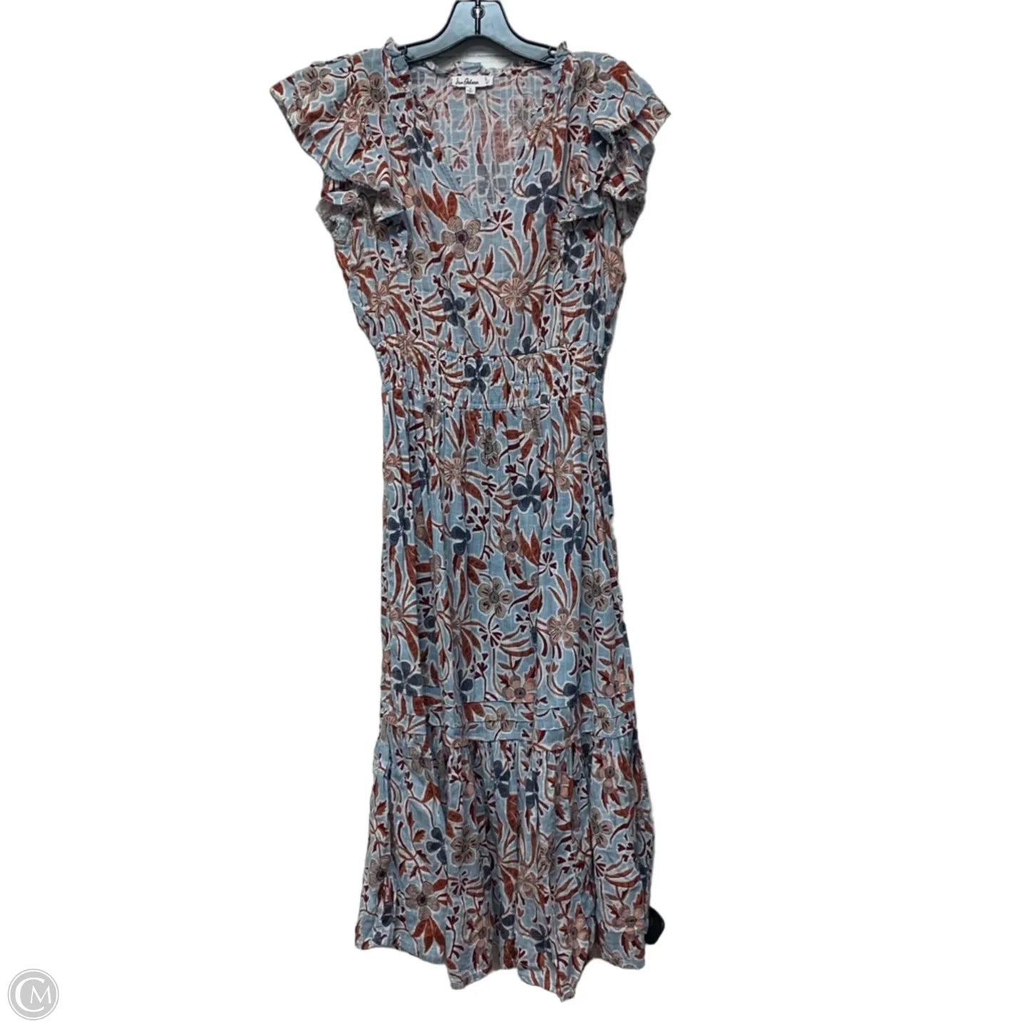 Dress Casual Maxi By Sam Edelman In Blue & Red, Size: S