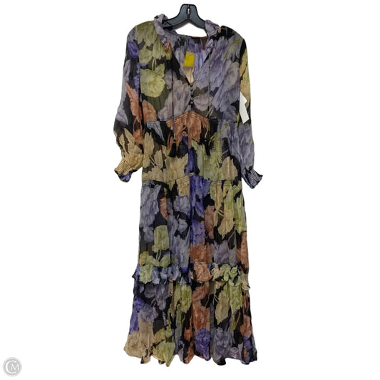 Dress Casual Maxi By Anthropologie In Multi-colored, Size: Xsp