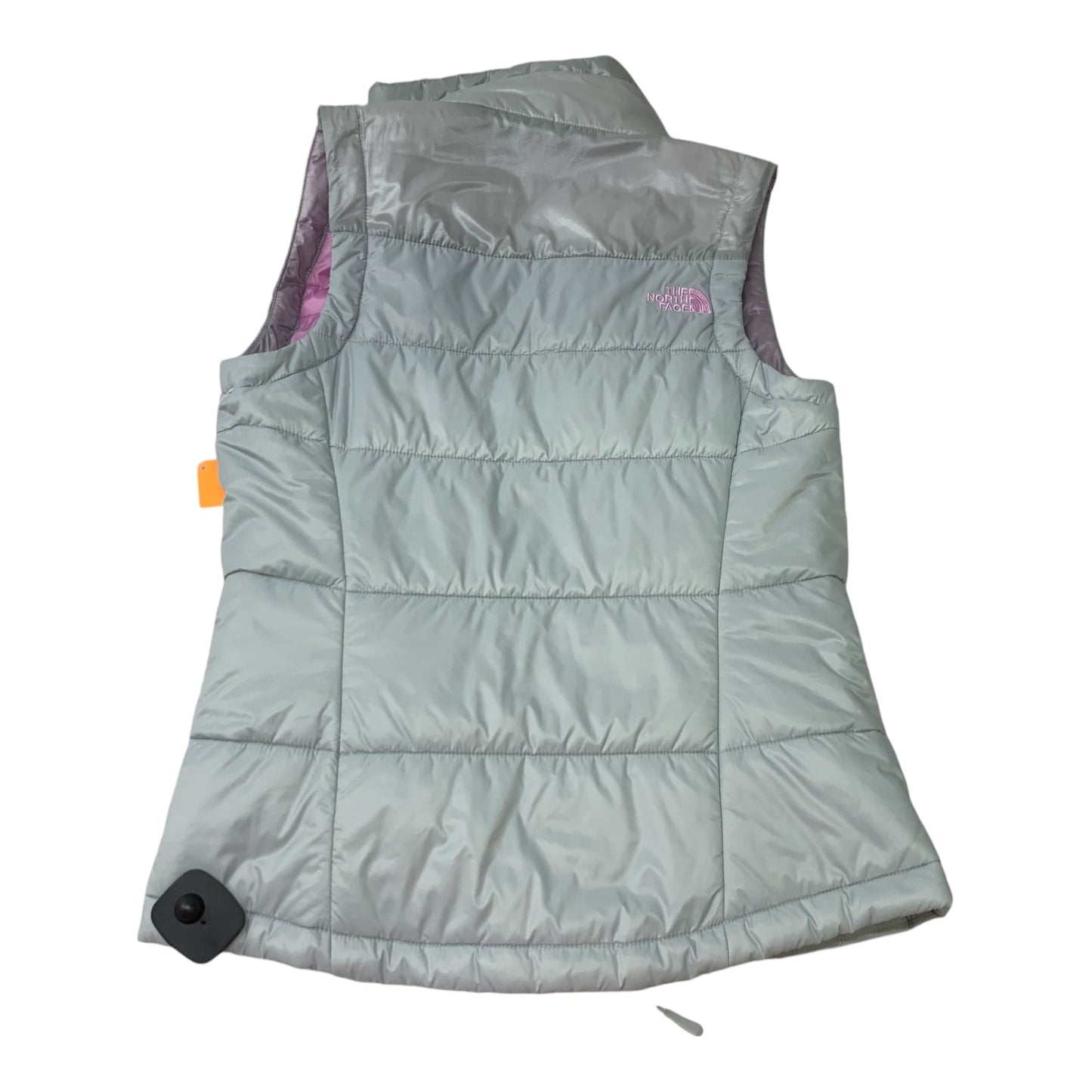 Vest Puffer & Quilted By North Face In Grey, Size: Xs