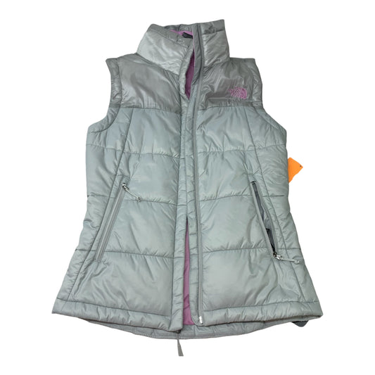 Vest Puffer & Quilted By North Face In Grey, Size: Xs