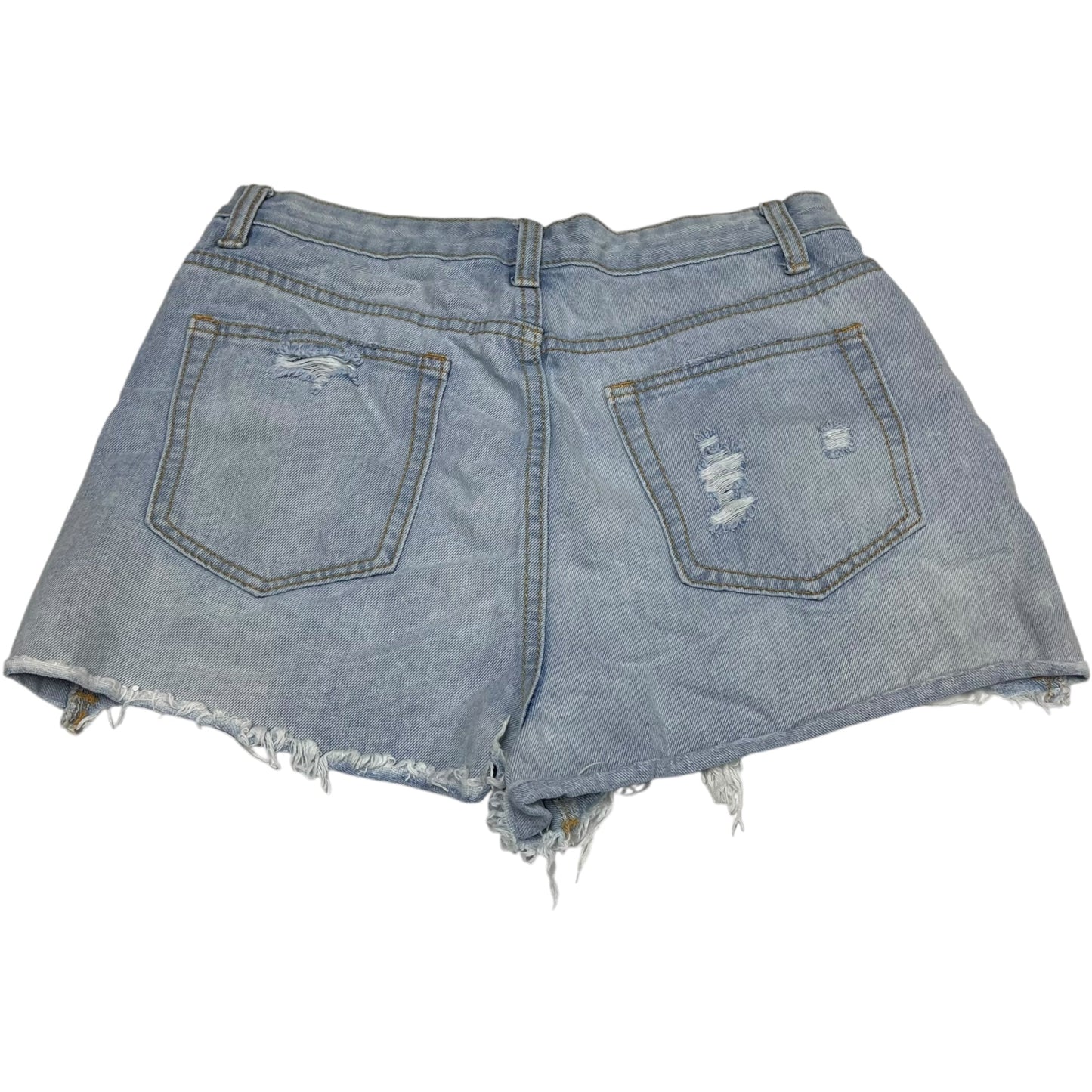 Shorts By Shein In Blue Denim, Size: M