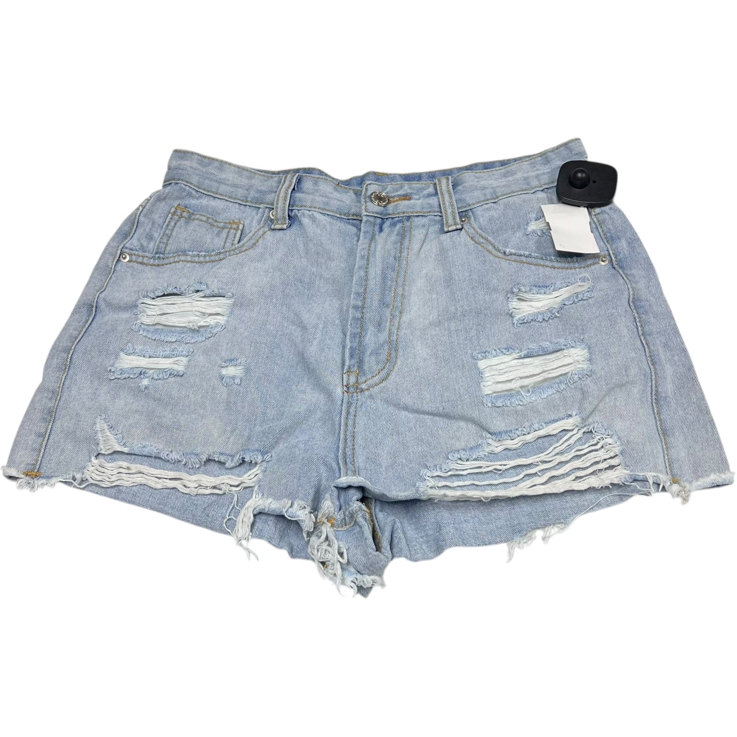 Shorts By Shein In Blue Denim, Size: M