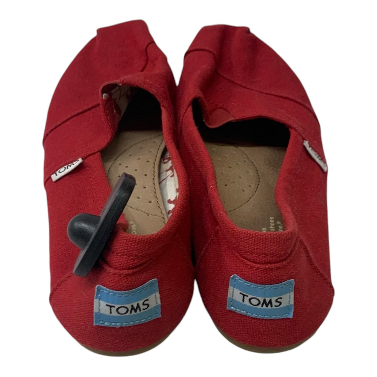 Shoes Flats By Toms In Red, Size: 8