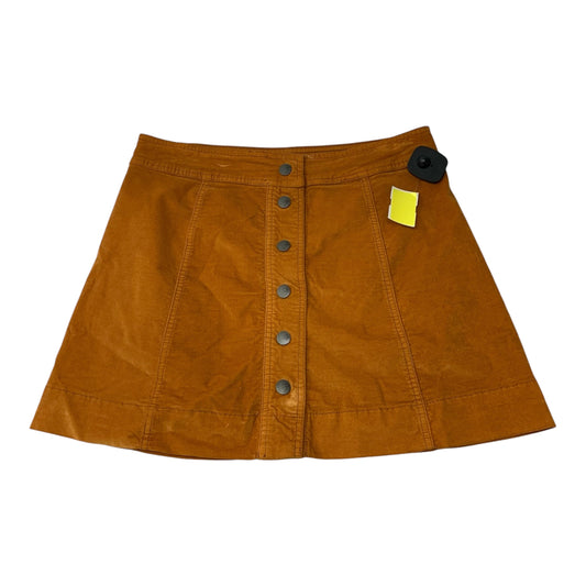 Skirt Mini & Short By Madewell In Orange, Size: S