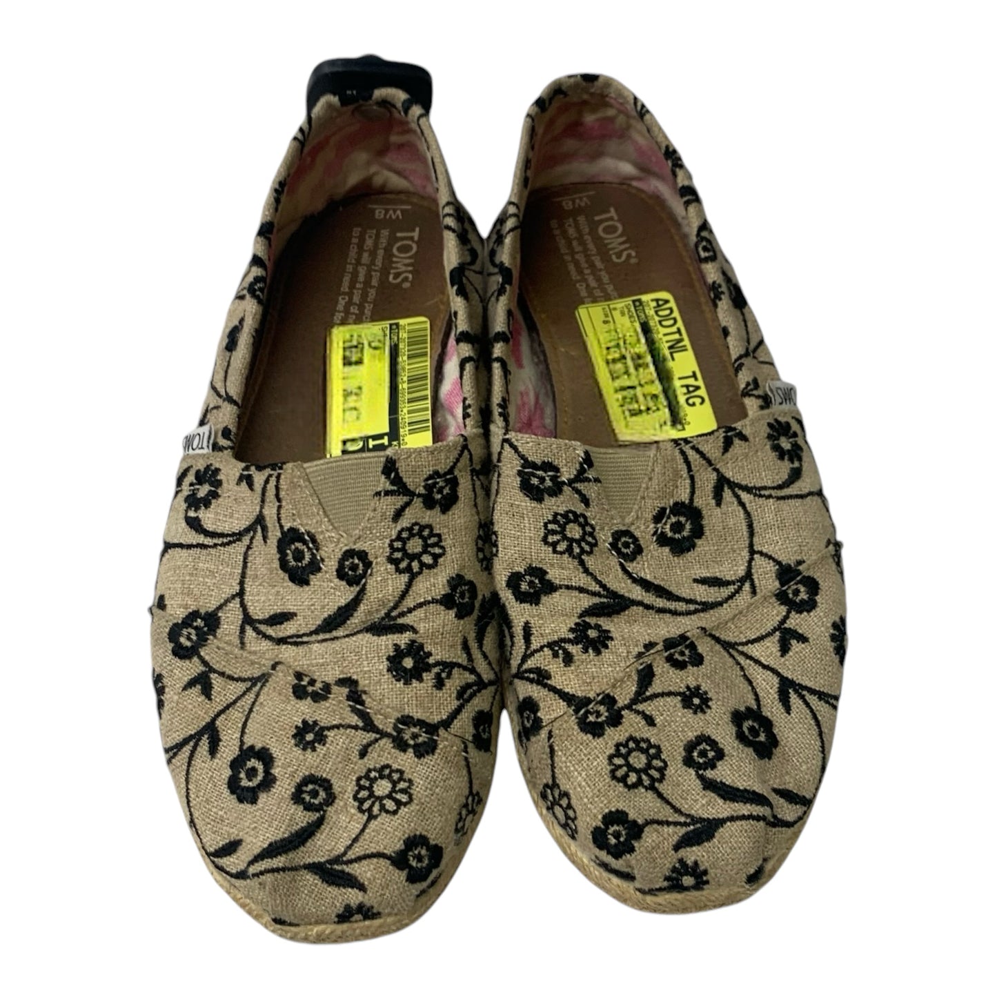 Shoes Flats By Toms In Tan, Size: 8