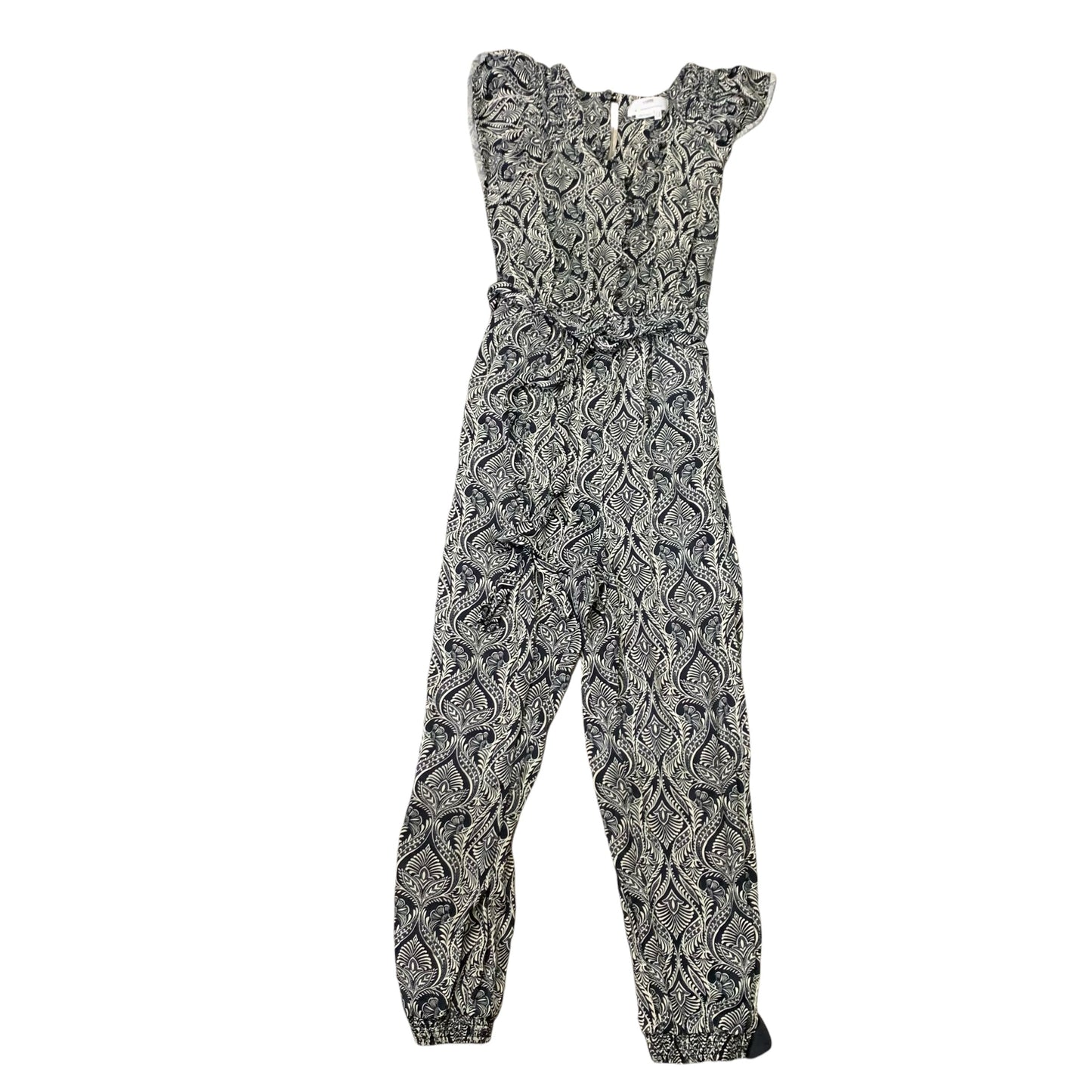 Jumpsuit By Anthropologie In Black & Cream, Size: XS