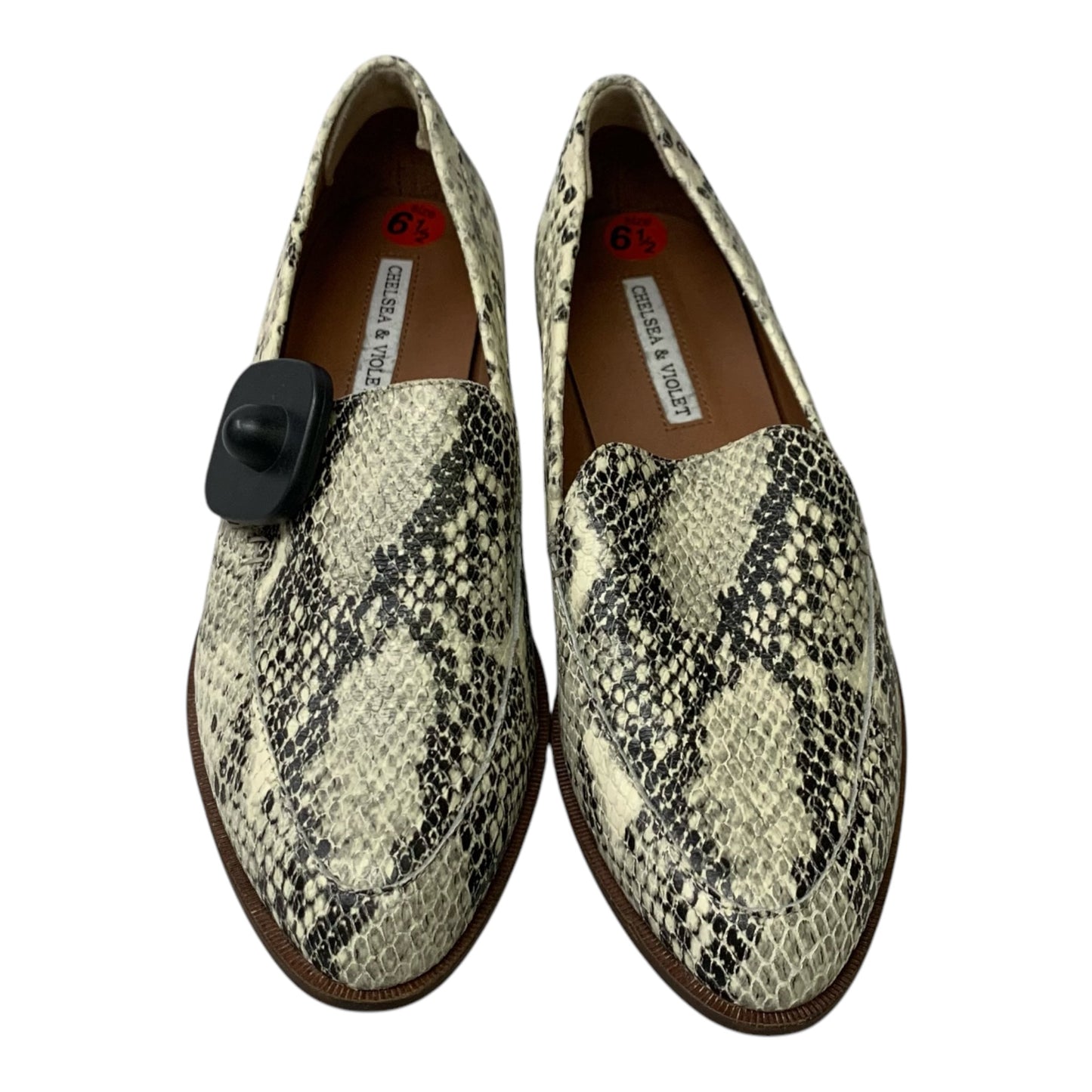 Shoes Heels Block By Chelsea And Violet In Snakeskin Print, Size: 6.5