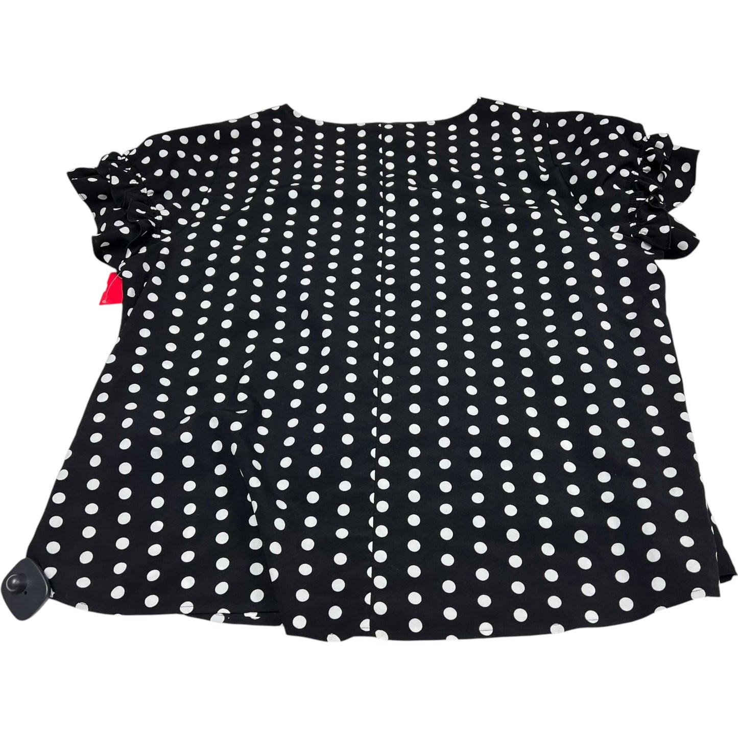 Top Short Sleeve By Lane Bryant In Polkadot Pattern, Size: 2x