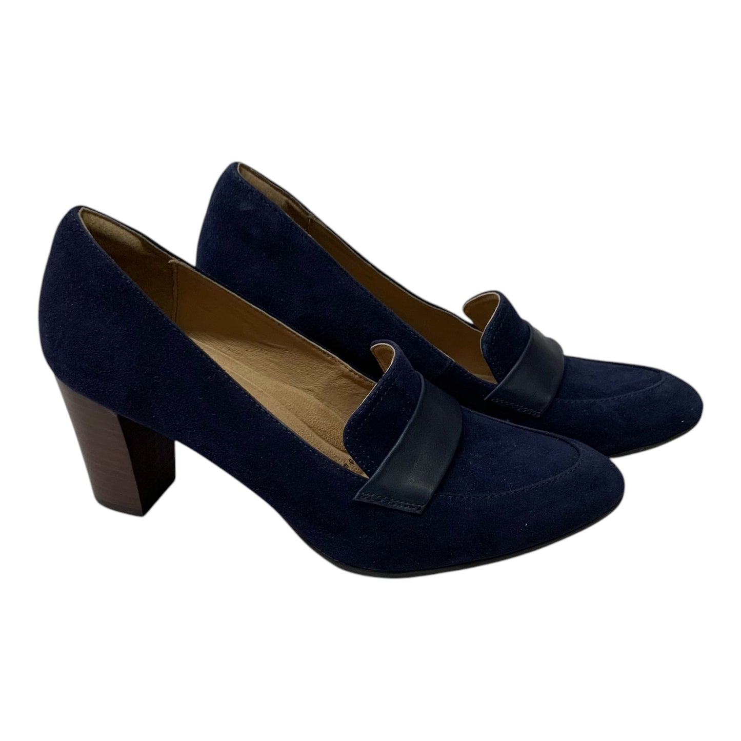 Shoes Heels Block By Sofft In Navy, Size: 8.5